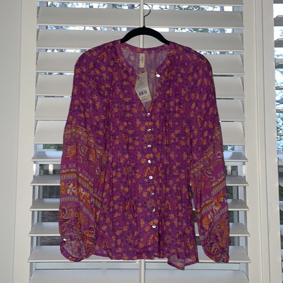 Spell Madame Peacock Blouse - Picture 2 of 7